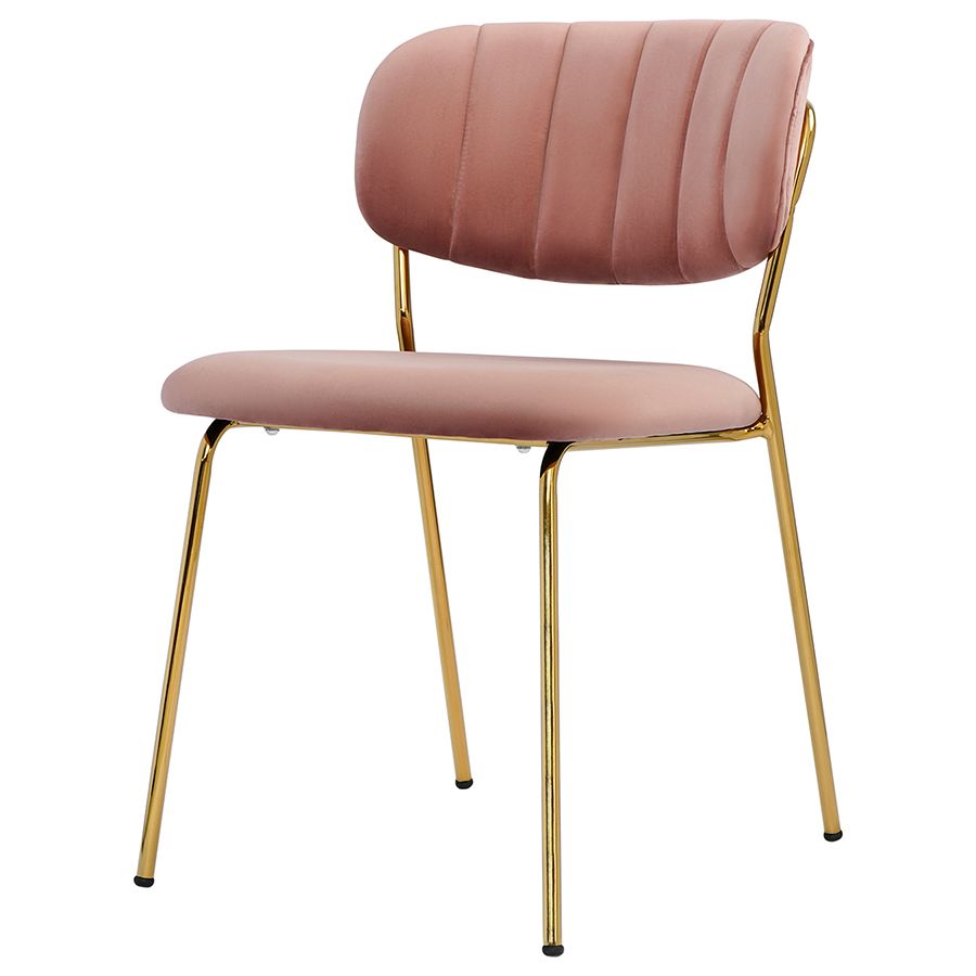 Стул Еирилл, велюр, розовый | Replace