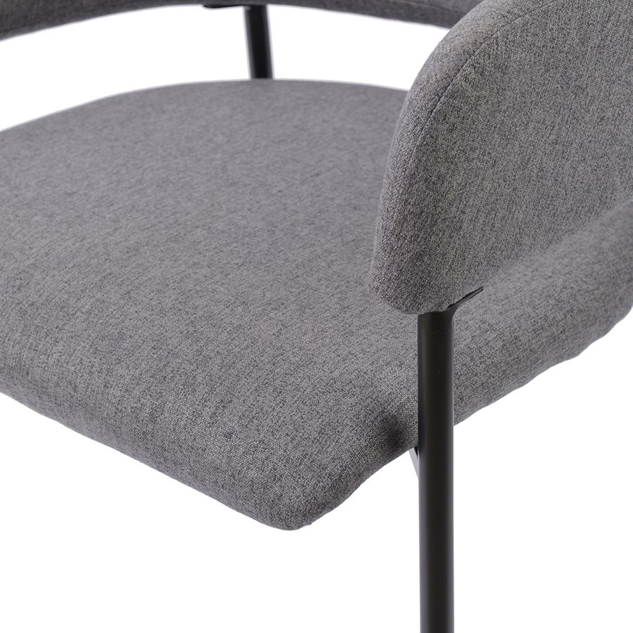 Стул Венди, рогожка, темно-серый | Replace