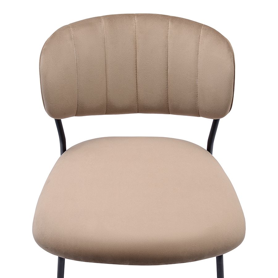 Стул Еирилл, велюр, светло-коричневый | Replace