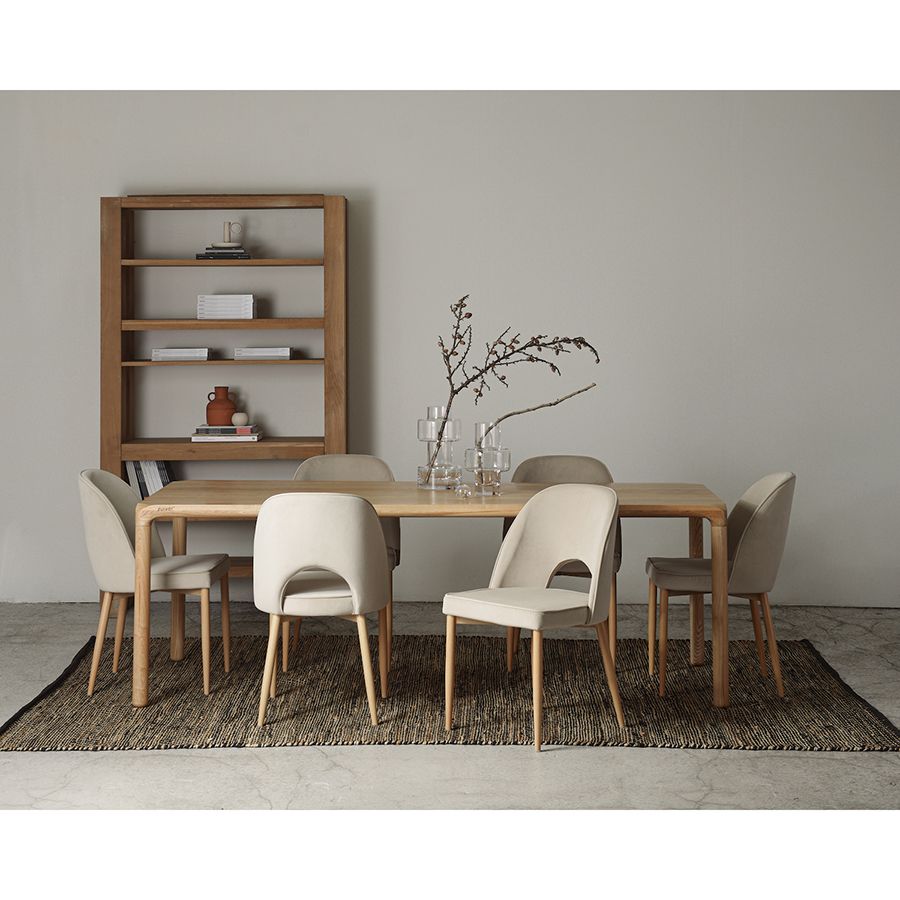 Стул Эвелин, велюр, бежевый | Replace