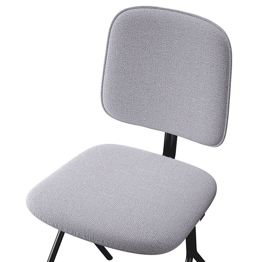 Стул Рор, y, рогожка, черный/серый | Replace