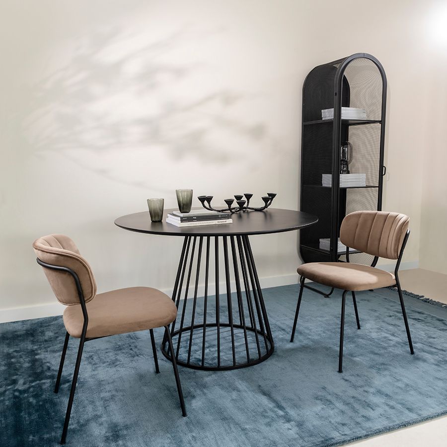 Стул Еирилл, велюр, светло-коричневый | Replace