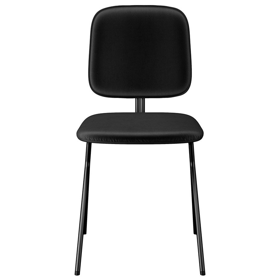 Стул Рор, y, велюр, черный/черный | Replace