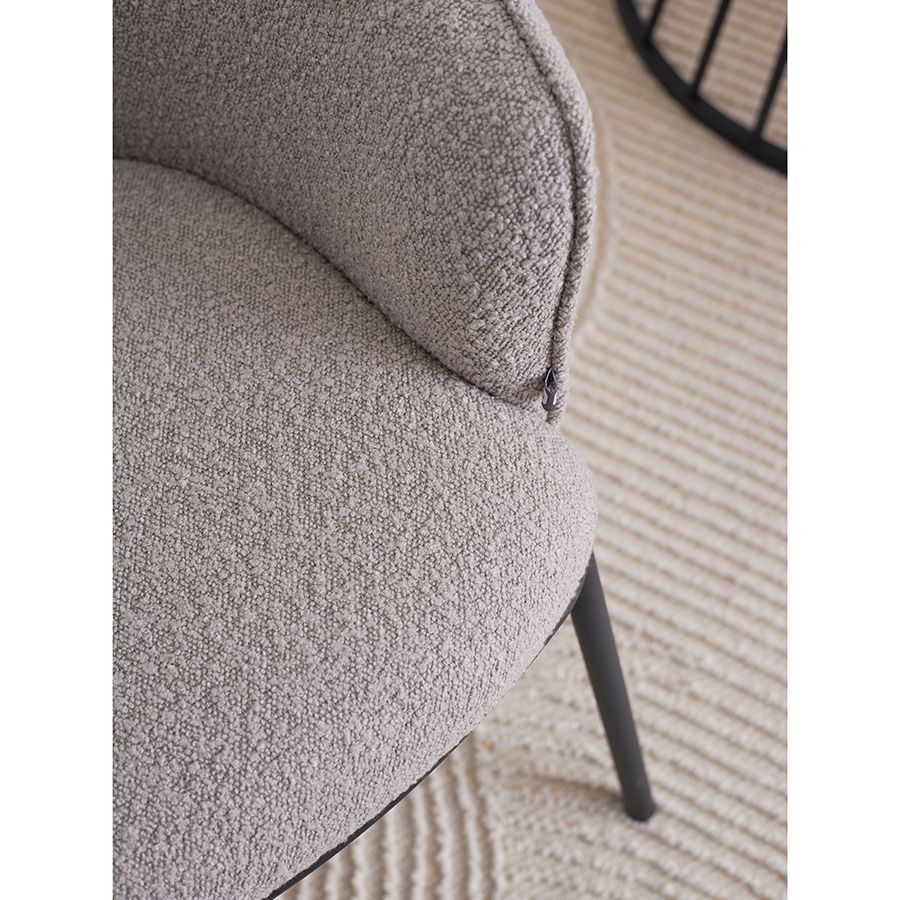 Стул Паал, букле, серый | Replace