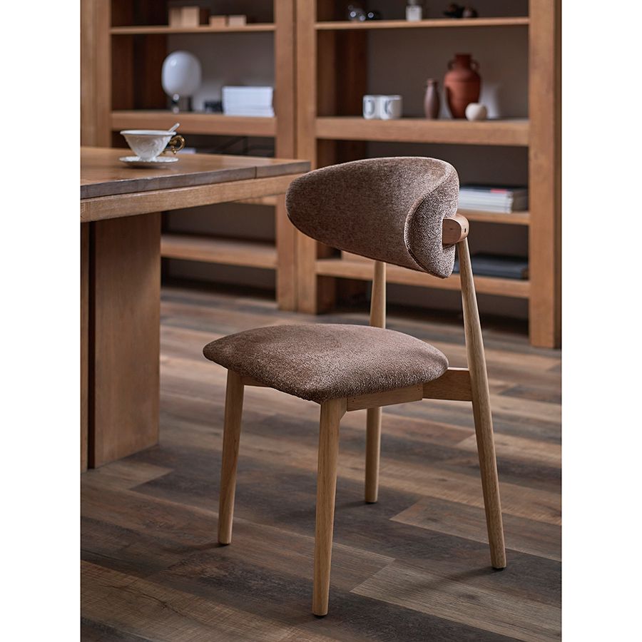 Стул Стоун, мягкий шенилл, кофе с молоком | Replace