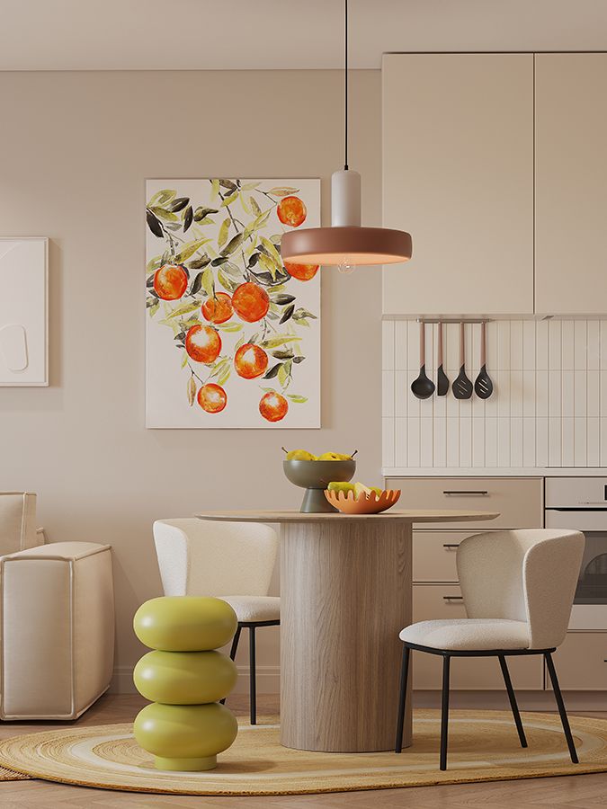 Стул Фогги, букле, молочный | Replace