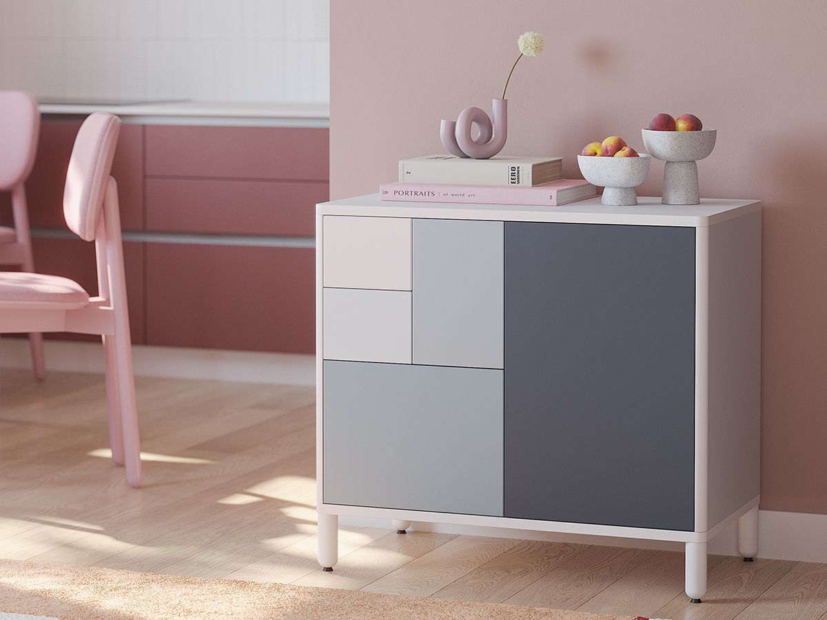 Стул Сага, рогожка, розовый | Replace