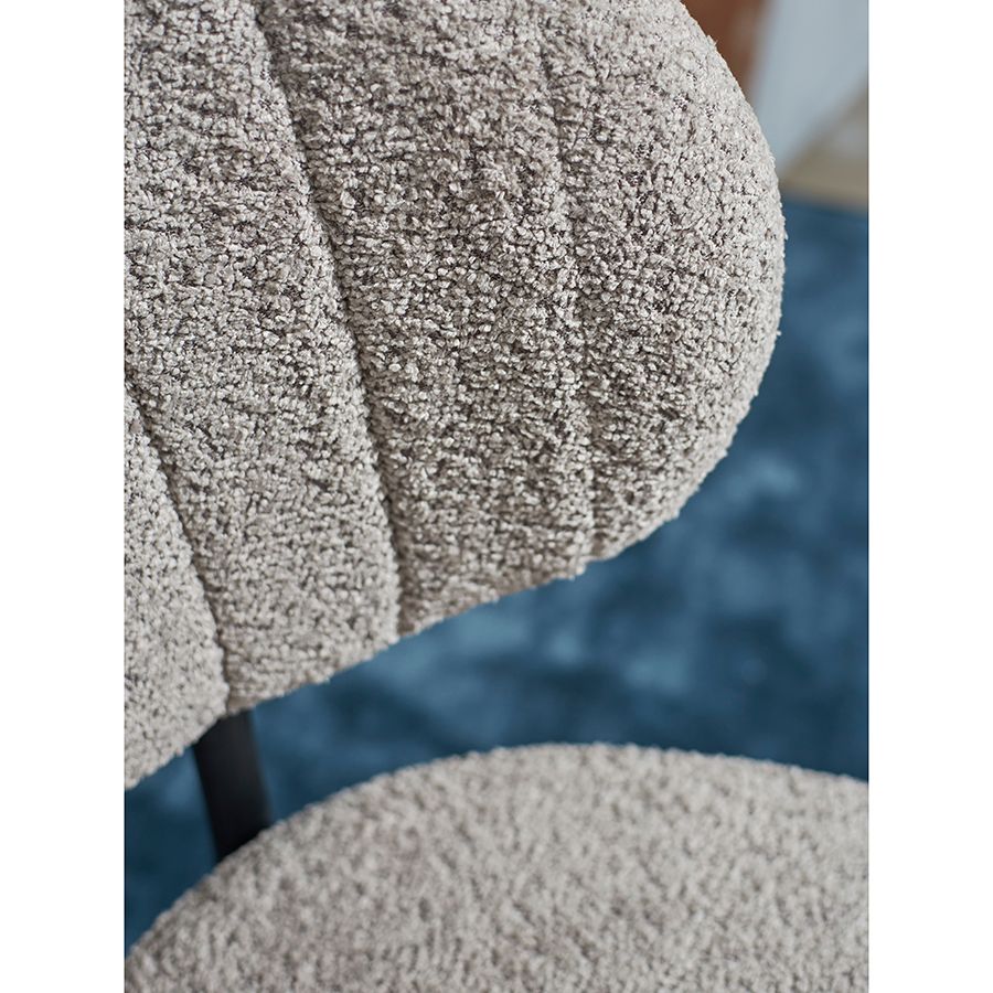 Стул Робби, букле, серо-бежевый | Replace