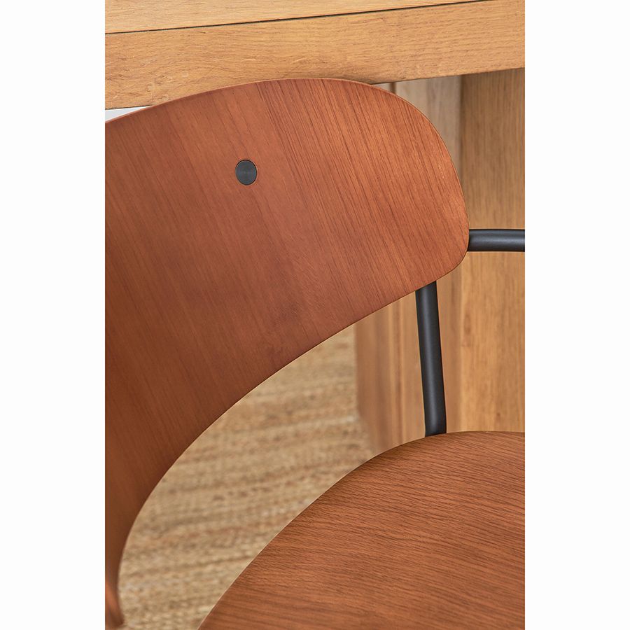 Стул с подлокотниками Торфрид, орех | Replace