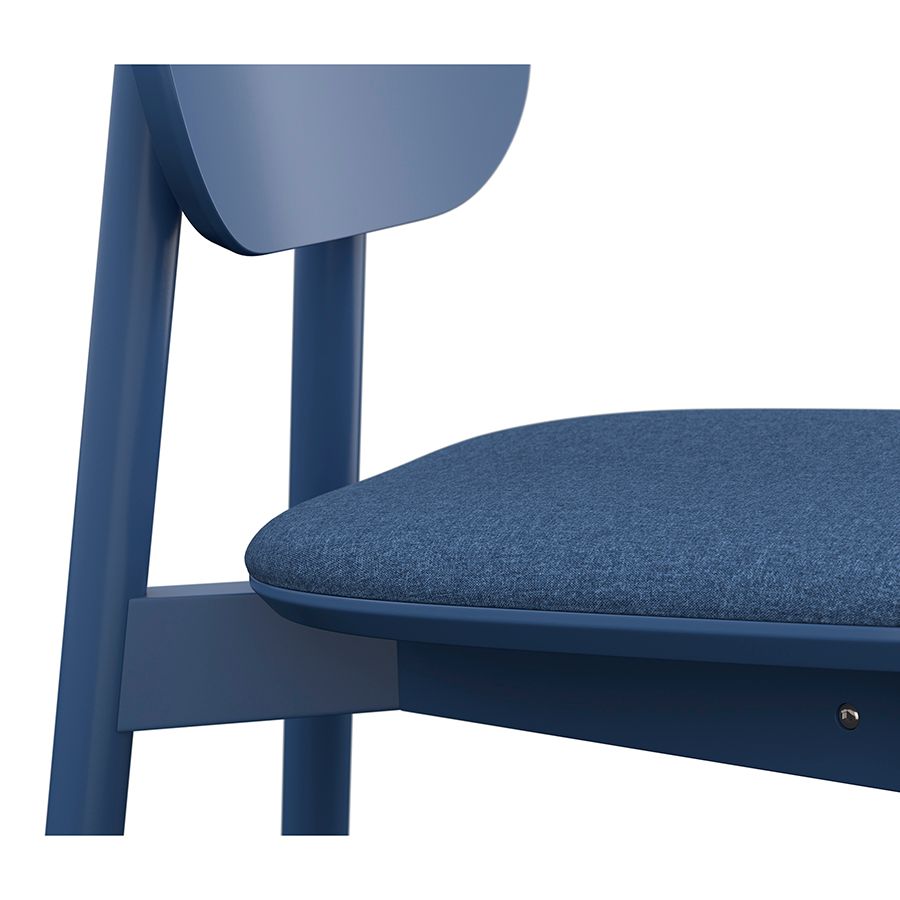 Стул Сага, рогожка, синий | Replace
