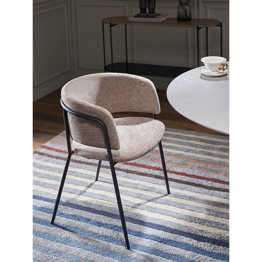 Стул Хелнинг, мягкий шенилл, капучино | Replace