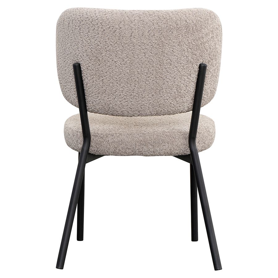 Стул Робби, букле, серо-бежевый | Replace