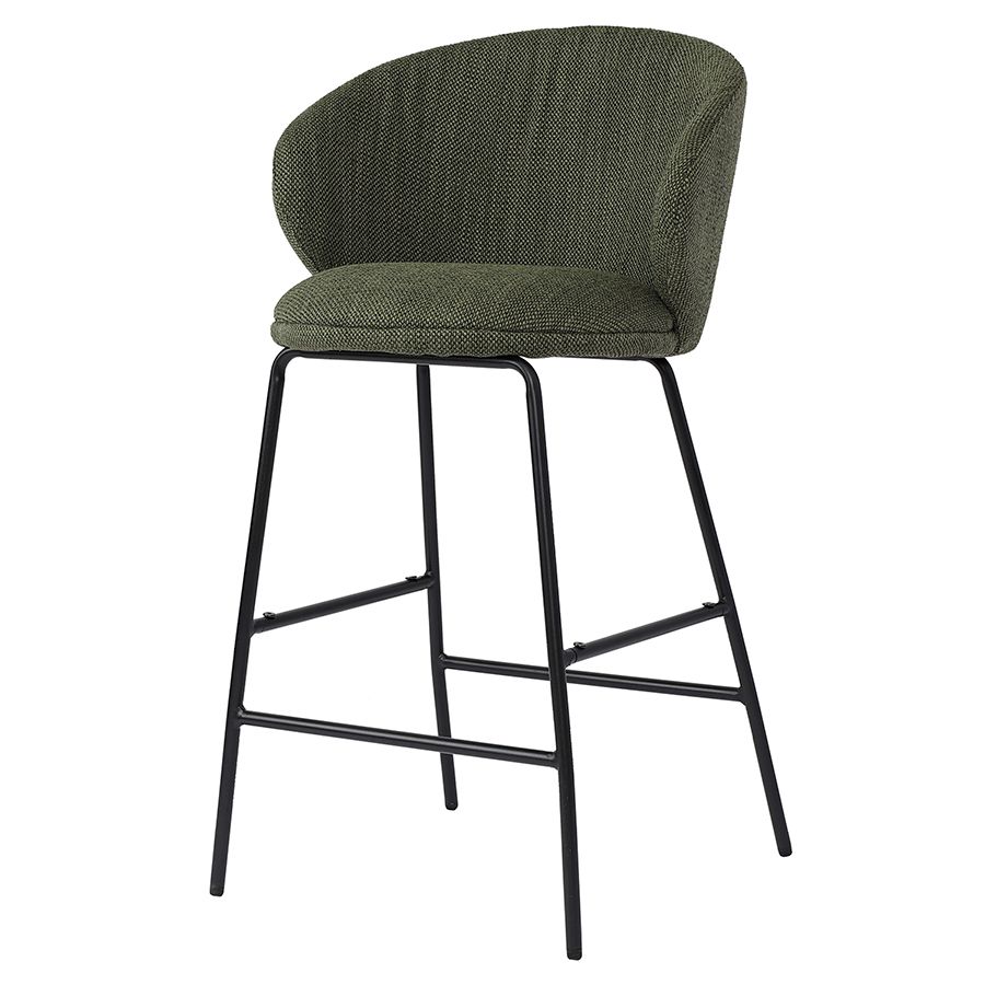 Стул полубарный Комфи, рогожка, шпинат | Replace