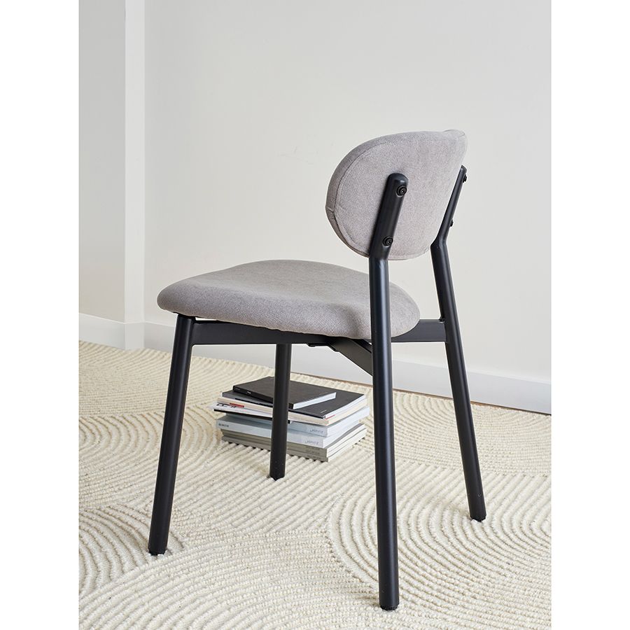 Стул Роунд, рогожка, дымчато-серый | Replace