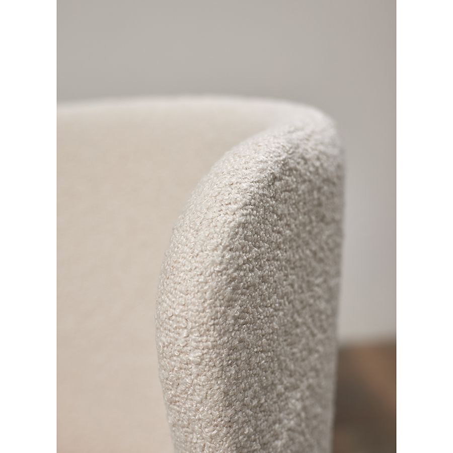 Стул Фогги, букле, молочный | Replace