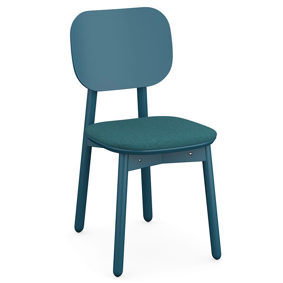 Стул Сага, рогожка, сине-зеленый | Replace