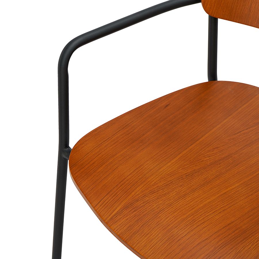 Стул с подлокотниками Торфрид, орех | Replace