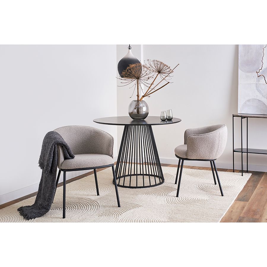 Стул Паал, букле, серый | Replace