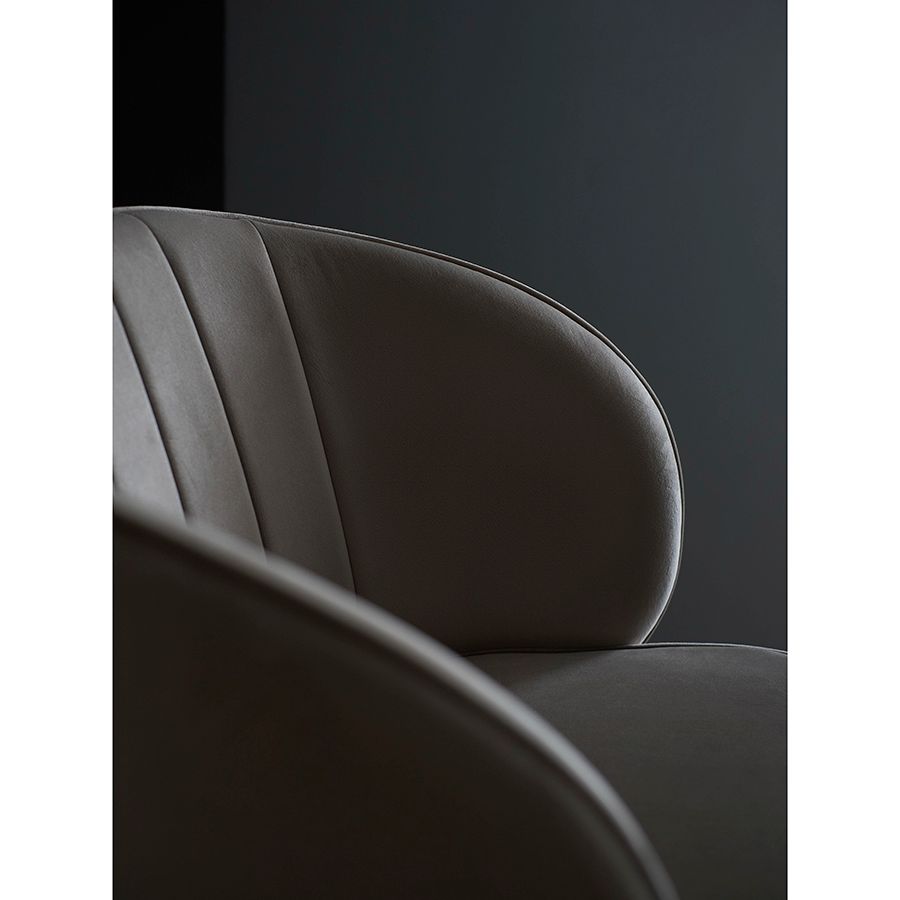 Стул Коралл, велюр, серо-бежевый | Replace