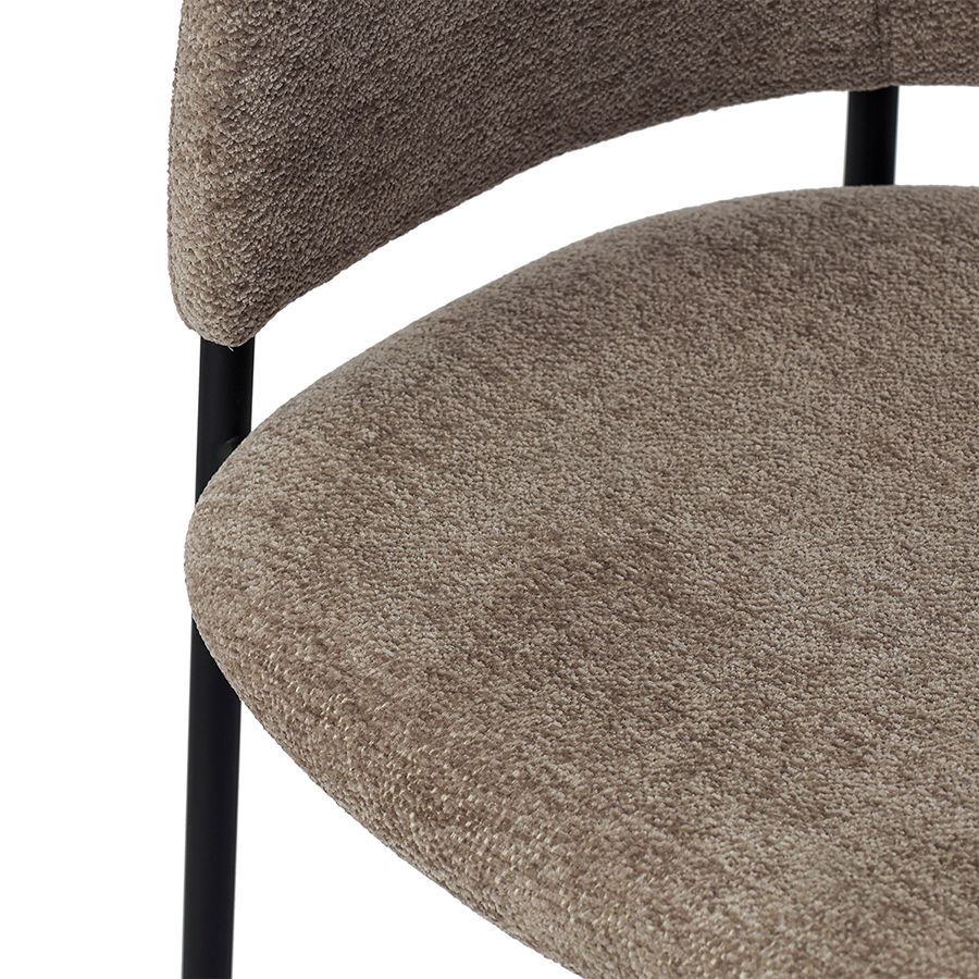 Стул Хелнинг, мягкий шенилл, капучино | Replace