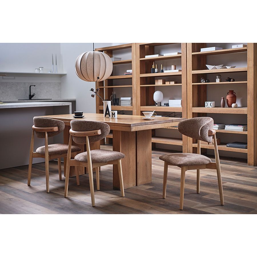 Стул Стоун, мягкий шенилл, кофе с молоком | Replace