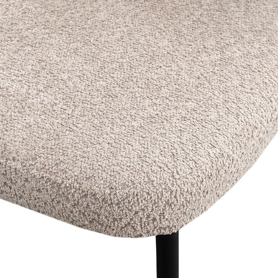 Стул Робби, букле, серо-бежевый | Replace