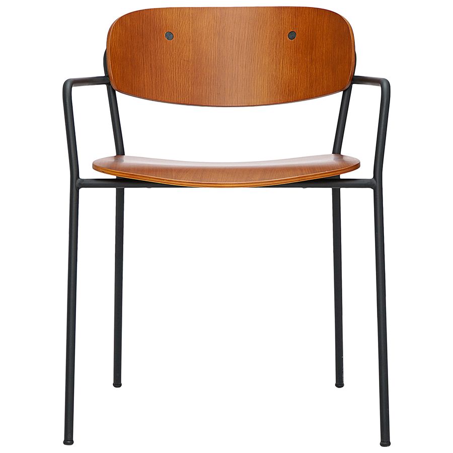 Стул с подлокотниками Торфрид, орех | Replace