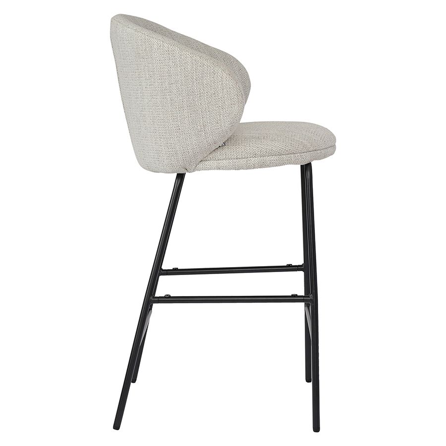 Стул полубарный Комфи, рогожка, топленое молоко | Replace