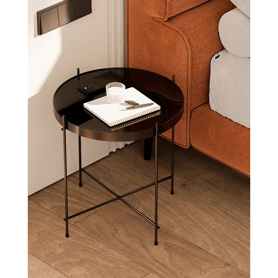 Столик Джосен, D43 см, черный | Replace