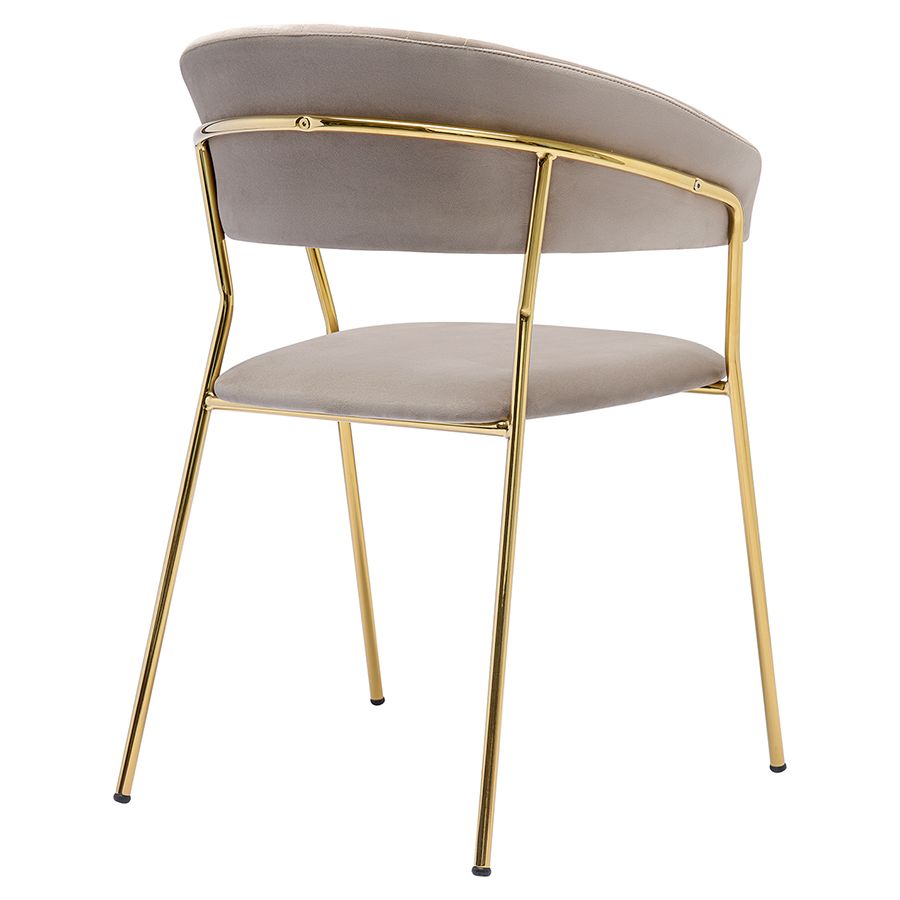 Стул Стефани, велюр, серый | Replace