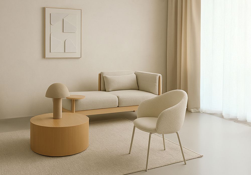 Стул Коастал, букле, крем-брюле | Replace