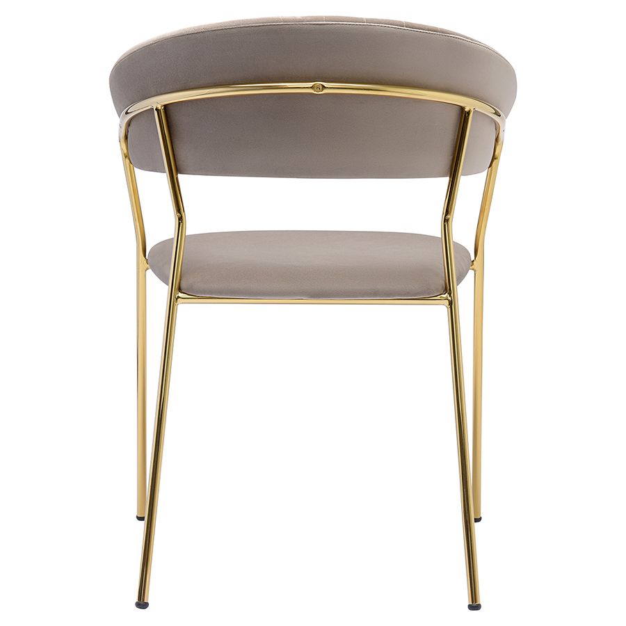 Стул Стефани, велюр, серый | Replace