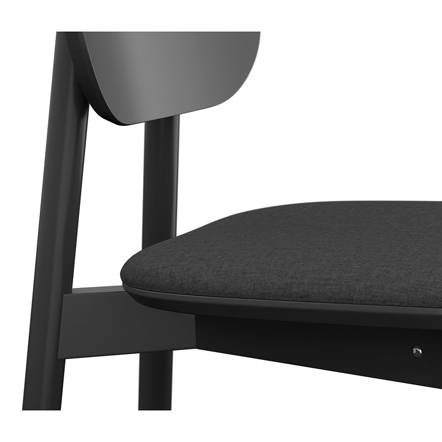 Стул Сага, рогожка, темно-серый | Replace