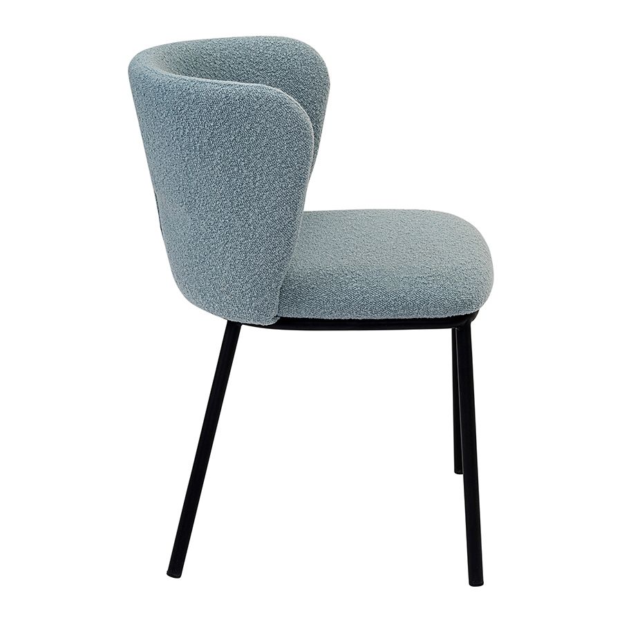 Стул Фогги, букле, голубая пудра | Replace