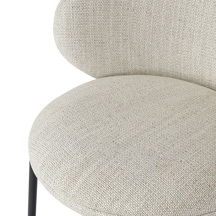 Стул полубарный Комфи, рогожка, топленое молоко | Replace