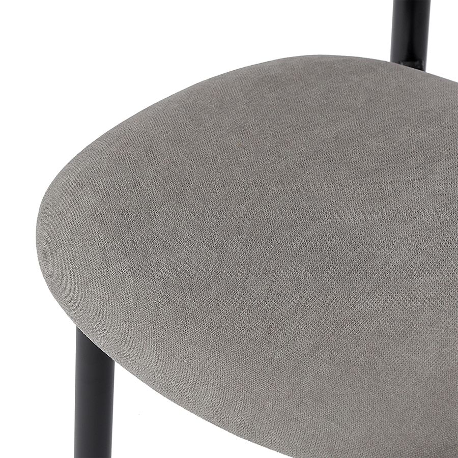 Стул Роунд, рогожка, дымчато-серый | Replace