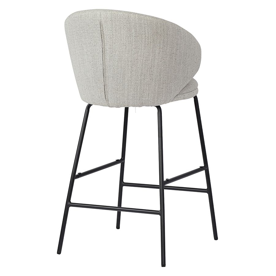 Стул полубарный Комфи, рогожка, топленое молоко | Replace