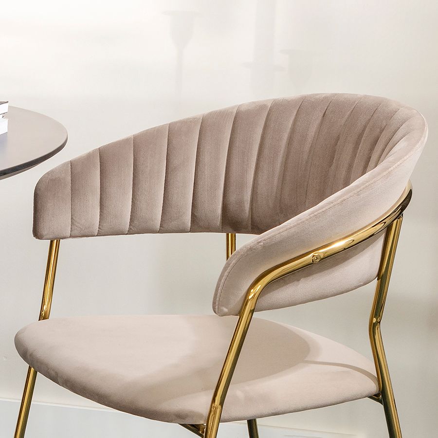 Стул Стефани, велюр, серый | Replace