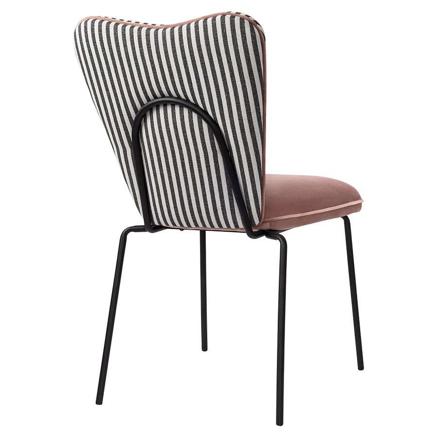 Стул Помпадур, велюр, пыльная роза | Replace