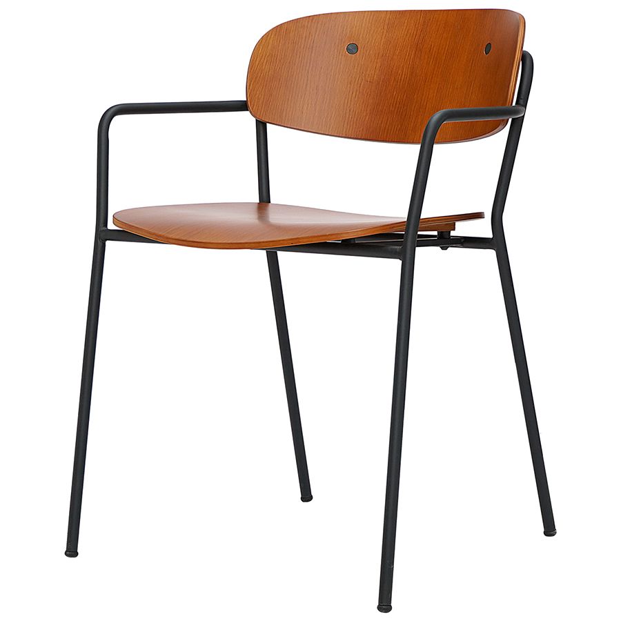 Стул с подлокотниками Торфрид, орех | Replace