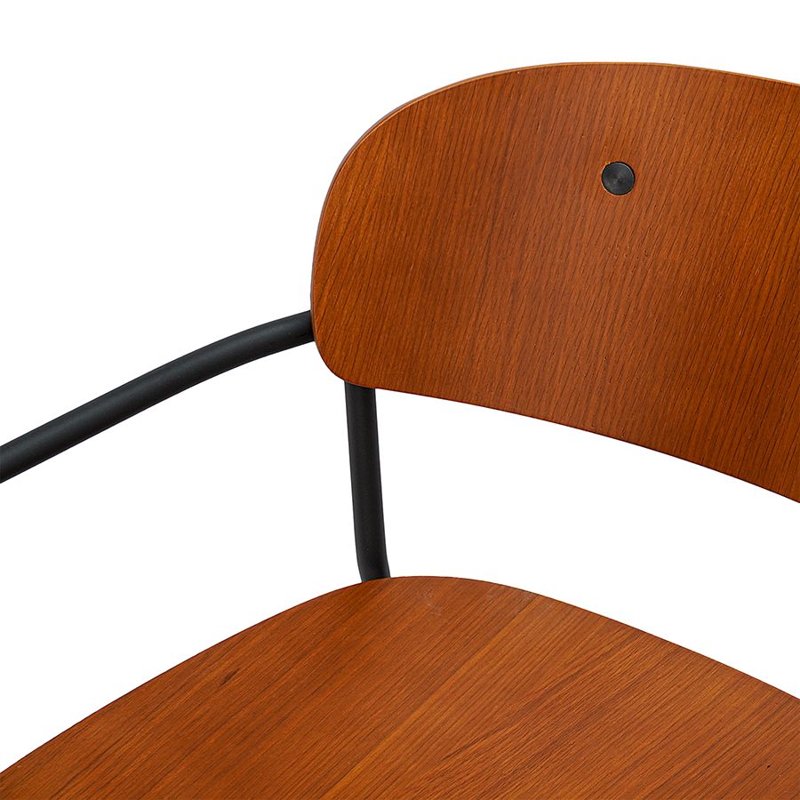 Стул с подлокотниками Торфрид, орех | Replace