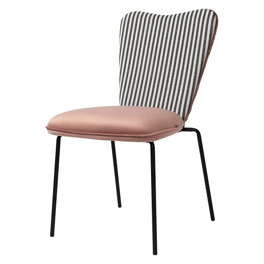 Стул Помпадур, велюр, пыльная роза | Replace