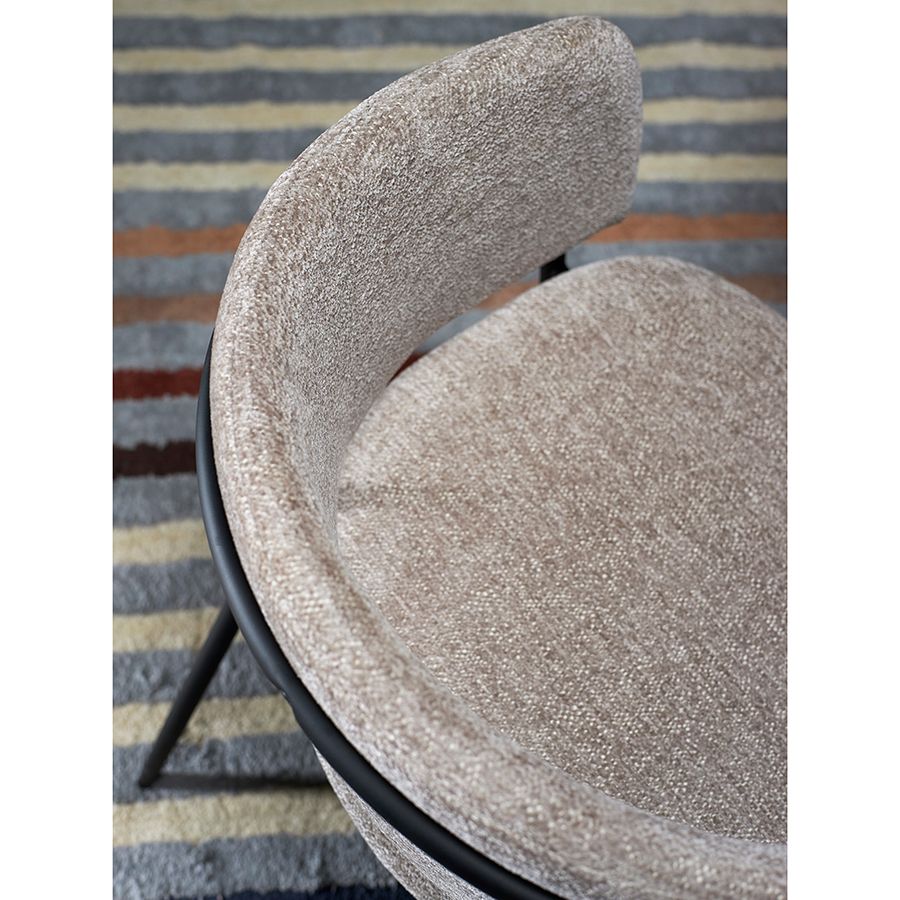 Стул Хелнинг, мягкий шенилл, капучино | Replace