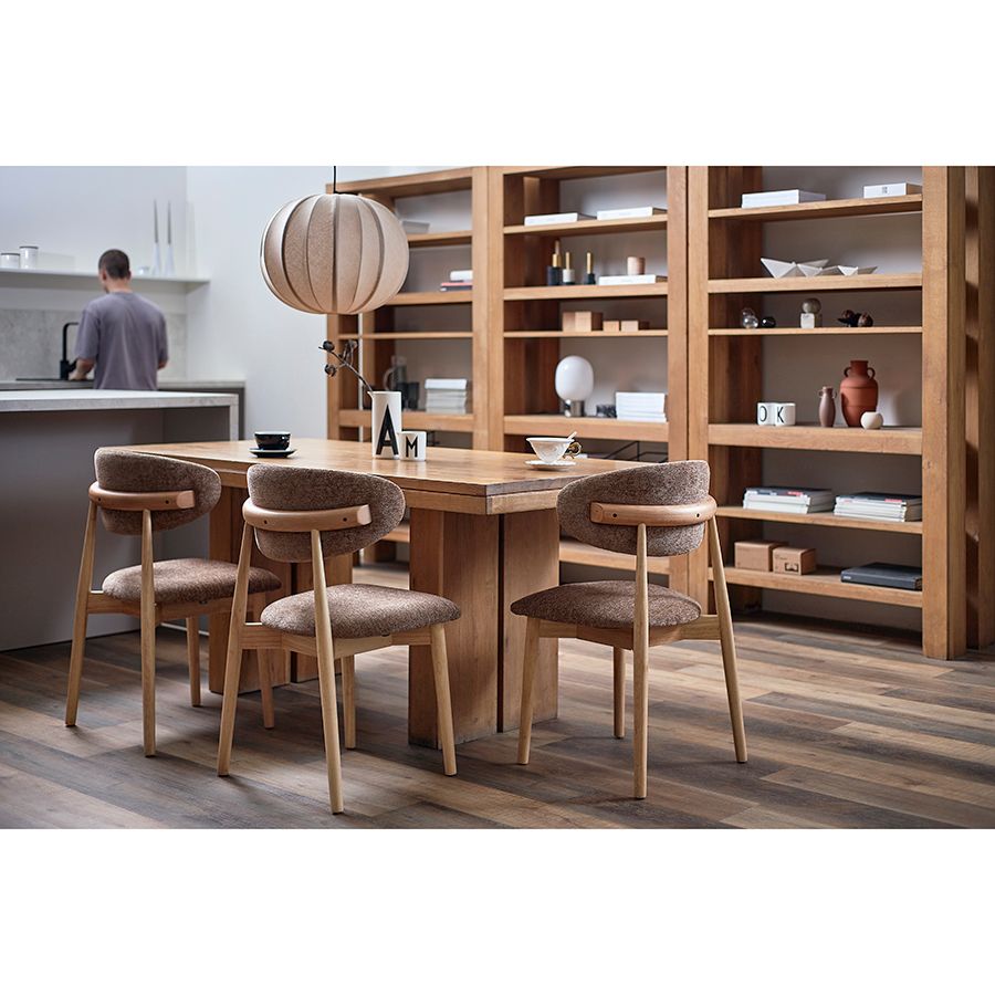 Стул Стоун, мягкий шенилл, кофе с молоком | Replace