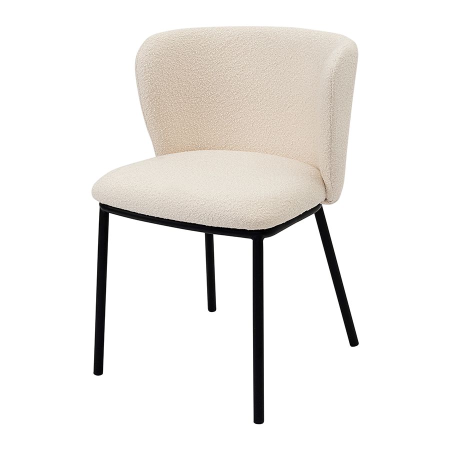 Стул Фогги, букле, молочный | Replace