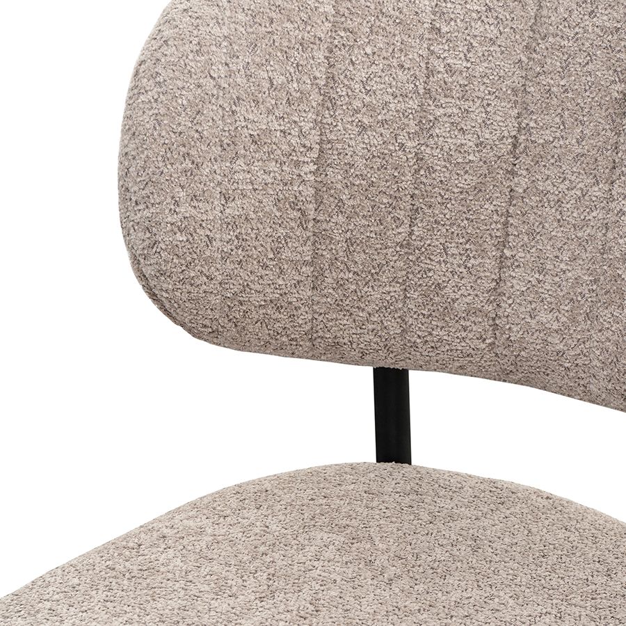 Стул Робби, букле, серо-бежевый | Replace