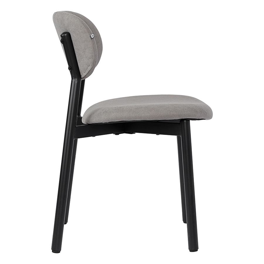 Стул Роунд, рогожка, дымчато-серый | Replace