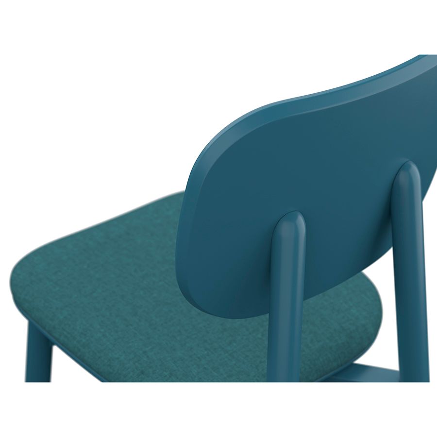 Стул Сага, рогожка, сине-зеленый | Replace