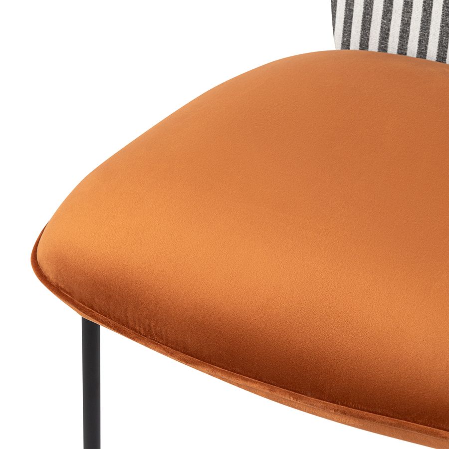 Стул Помпадур, велюр, терракотовый | Replace