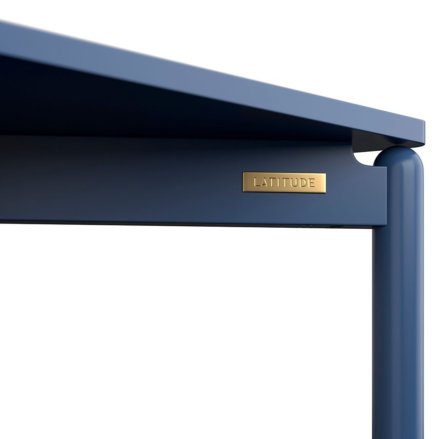 Столик кофейный Сага, 60х60 см, синий | Replace